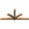 Ekena Millwork Redmond Smooth Timber Gable Bracket, Western Red Cedar, 72"W x 33"H x 3 1/2"D x 3 1/2"F, 11/12 Pitch GBW072X33X0404RED00SWR - alternate 2